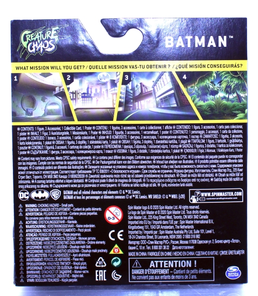 DC Comics Batman the caped crusader Actionfigur "grey/black outfit" von Spin Master